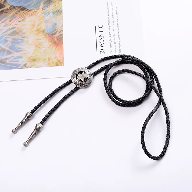 AliExpress Western Bull Head Bolo Tie Necklace, view 5
