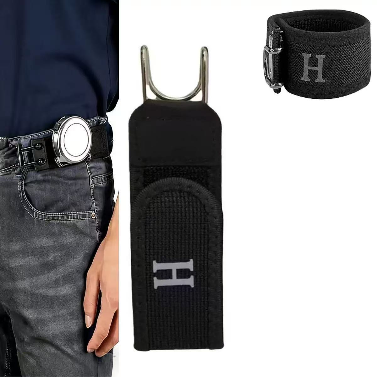 AliExpress Adjustable Elastic Waistband Buckle with Magic Tape & Metal Hooks, view 2