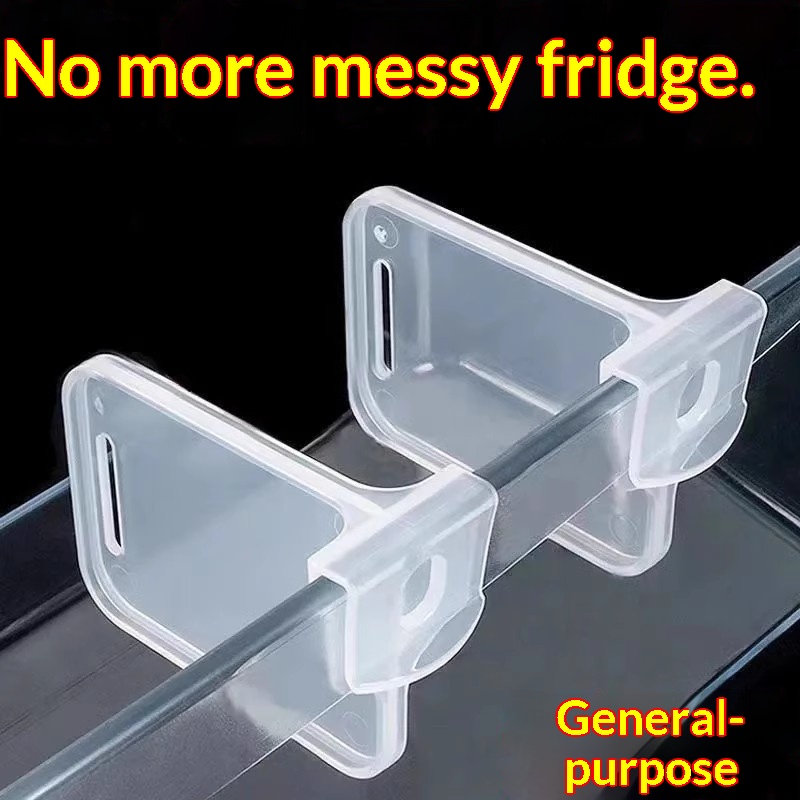 AliExpress Adjustable Fridge Door Shelf Divider Clips, view 2