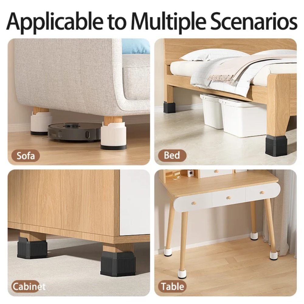 AliExpress Adjustable-Height Anti-Slip Furniture Risers, view 6