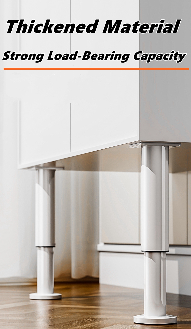 AliExpress Adjustable Height Furniture Support Legs for Bed Frame, Metal Adjustable Furniture Legs for Bed/Sofa/Cabinet/Couch/Table, view 2