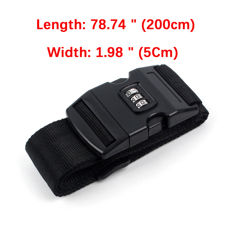 AliExpress Adjustable Luggage Belts Strong Elastic Extra Safety Travel Suitcase Luggage Baggage Security Straps Tie Belt Carry On Straps, view 6