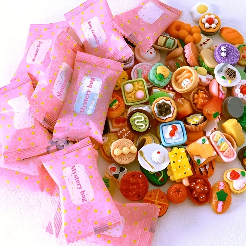 AliExpress Adorable Miniature Food Beverage Items Candy Bag Mock Ups Party Favors Surprise Gifts Christmas Piñata Stuffer Animal Props