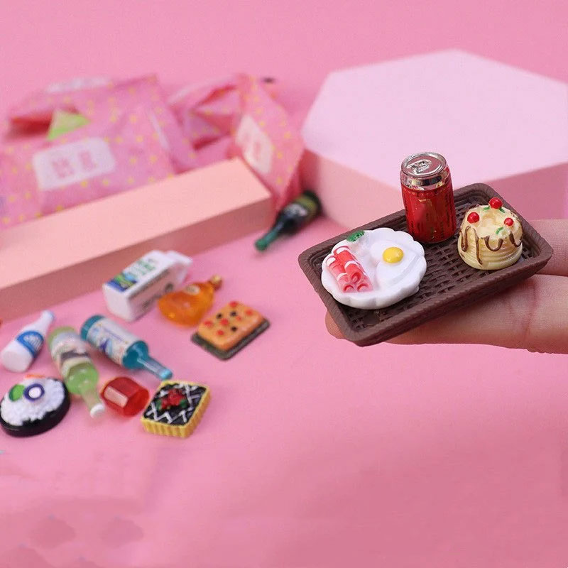 AliExpress Adorable Miniature Food Beverage Items Candy Bag Mock Ups Party Favors Surprise Gifts Christmas Piñata Stuffer Animal Props, view 3