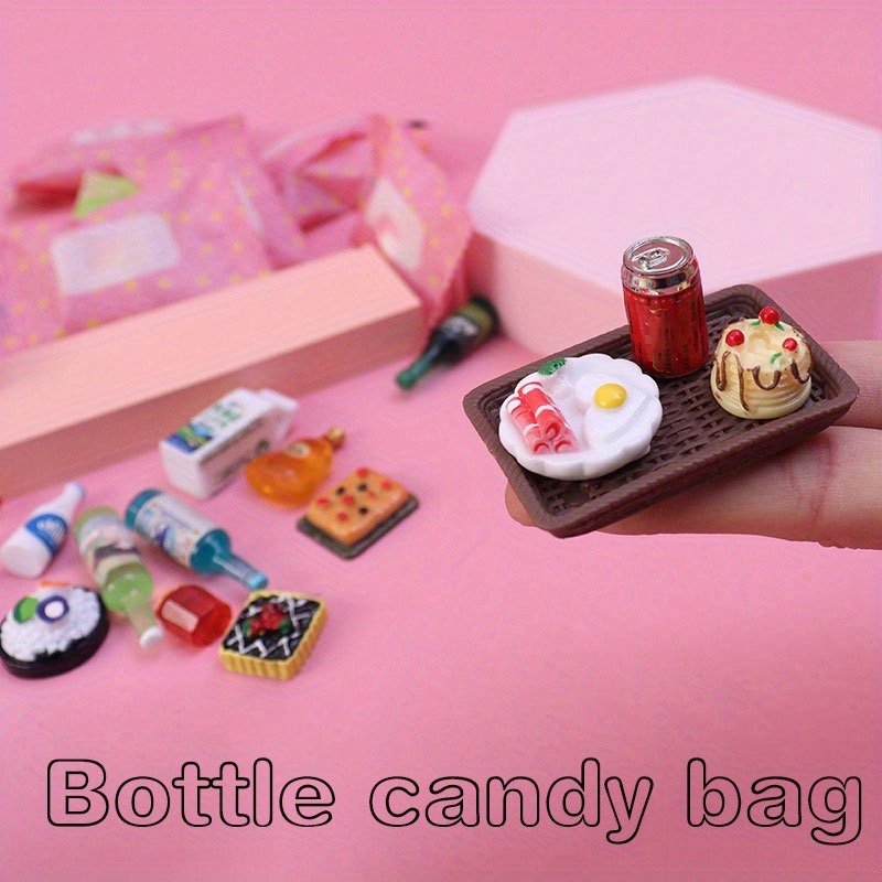 AliExpress Adorable Miniature Food Beverage Items Candy Bag Mock Ups Party Favors Surprise Gifts Christmas Piñata Stuffer Animal Props, view 5