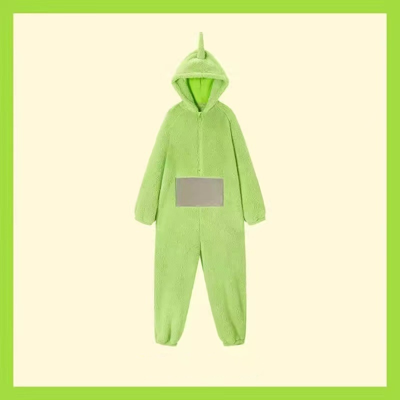 AliExpress Adults Kids Onesies Soft Long Sleeves Pajamas Dipsy Tinky Winky Po Lala Costumes Home Clothes Women Unisex Homewear, view 5