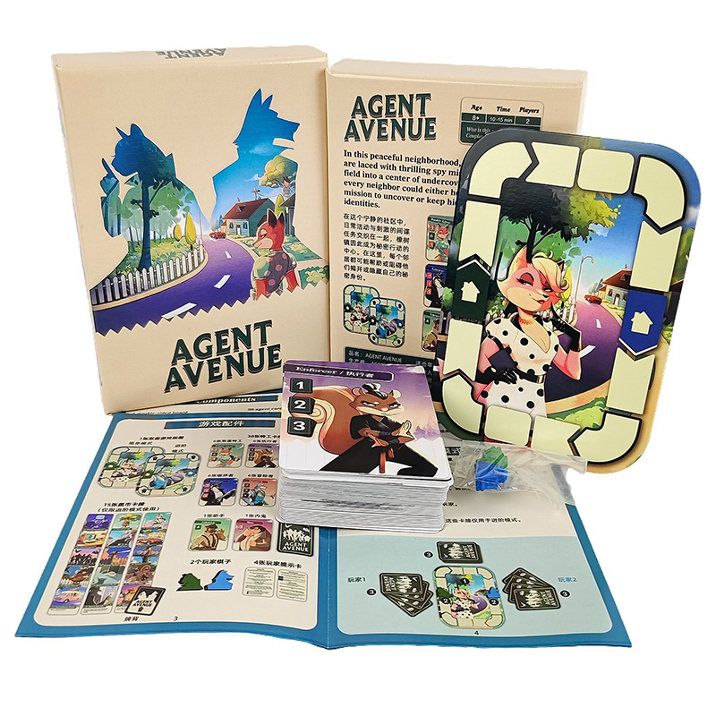 AliExpress Agent Avenue Board Game English Version 2 Players Family Party Fun Tabletop Game for Friends, view 2