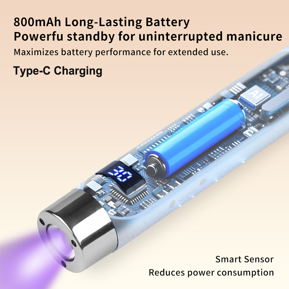 AliExpress AI Sensor Cordless UV LED Nail Lamp, view 4