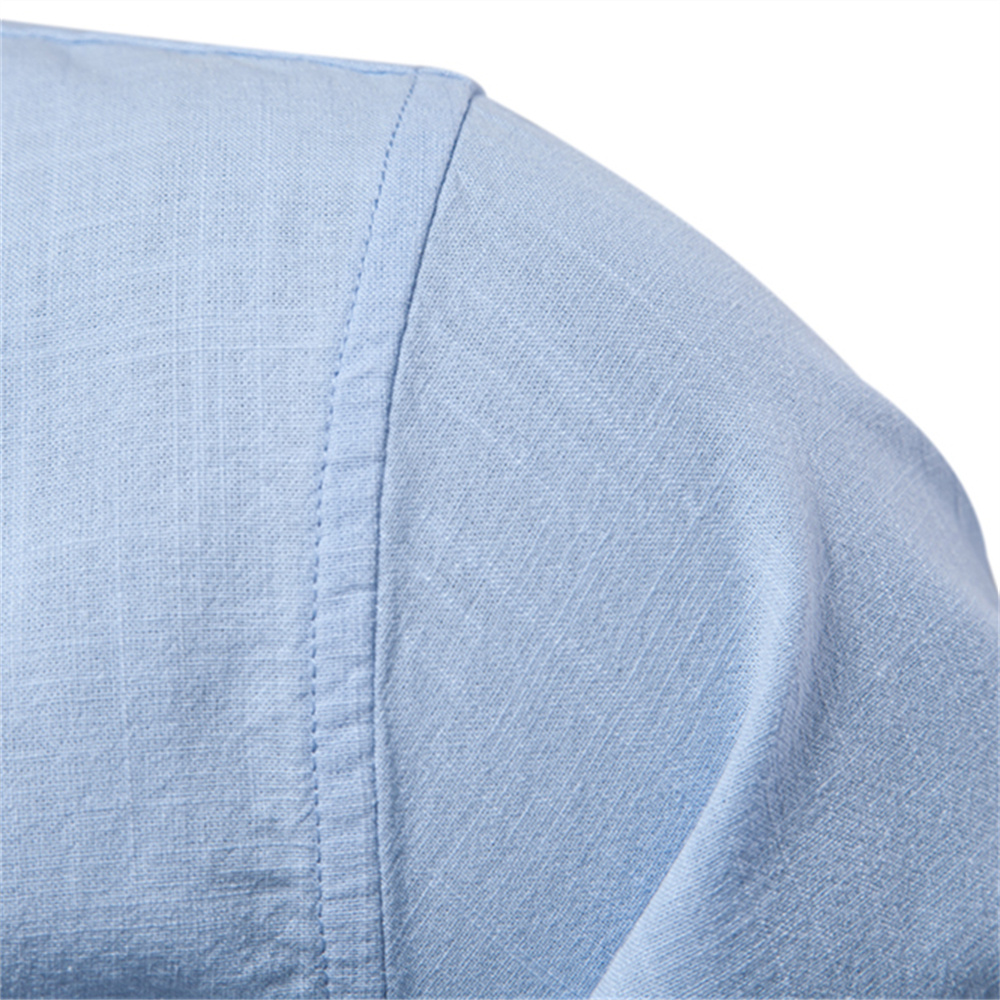 AliExpress AIOPESON Men's Cotton Long-Sleeve Dress Shirt, view 4