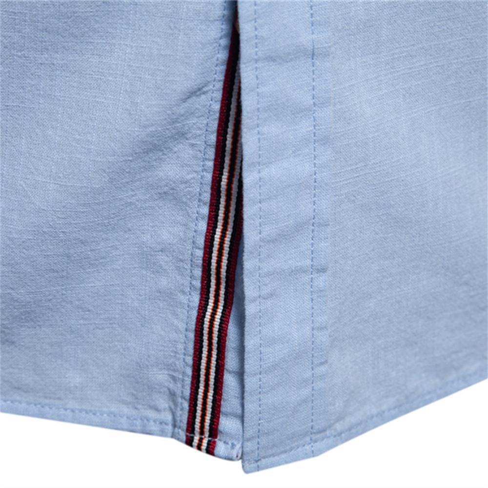 AliExpress AIOPESON Men's Cotton Long-Sleeve Dress Shirt, view 6