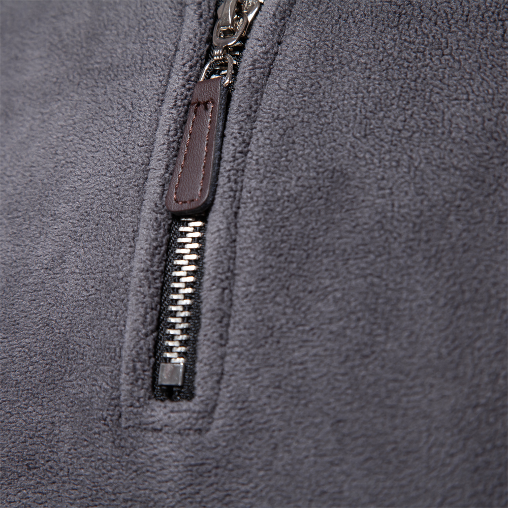 AliExpress AIOPESON Brand Quality Thicken Warm Fleece Jacket for Men Zipper Neck Pullover Men's Sweatshirt Soft Shell Mens Jacket, view 4