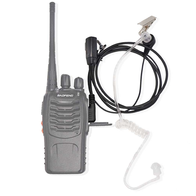 AliExpress Air Acoustic Tube 2 Pin PPT Earpiece for Walkie Talkie Headset Radio Throat Mic Microphone Baofeng UV-5R UV82 BF888S Accessories, view 5