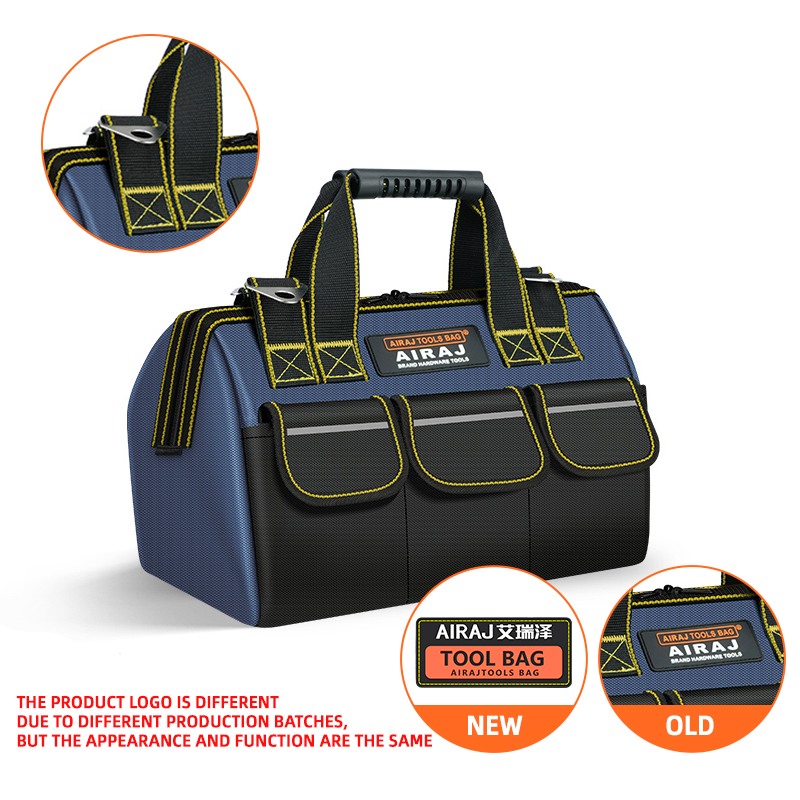 AliExpress AIRAJ 1680D Multifunctional Tool Bags  Oxford Cloth Electrician Bags Waterproof and Wear-Resistant High Capacity Storage Bags, view 3