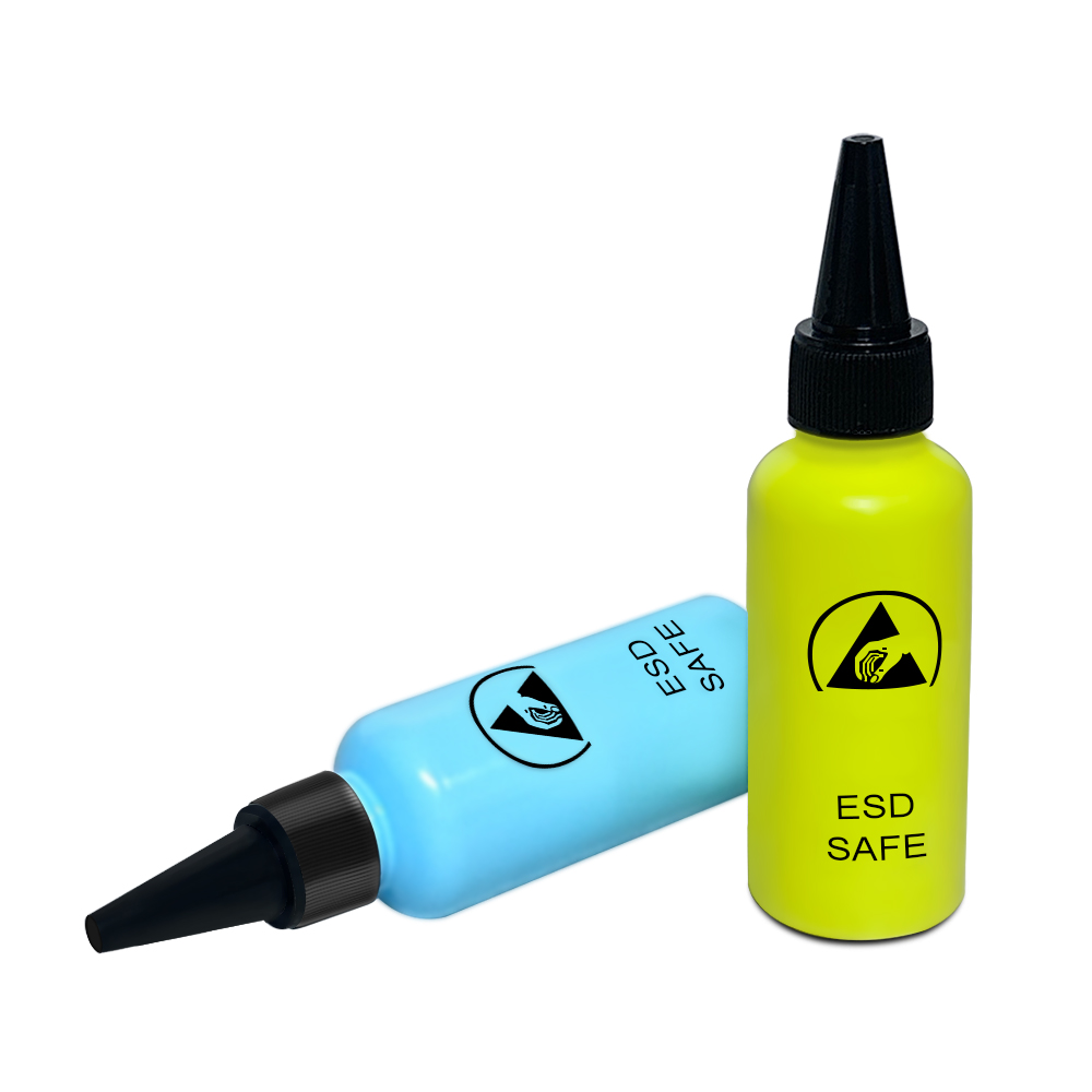 AliExpress Alcohol bottle dispensing rosin washing plate water anti-static solvent bottle with needle 65ML leak-proof mobile phone repair, view 3