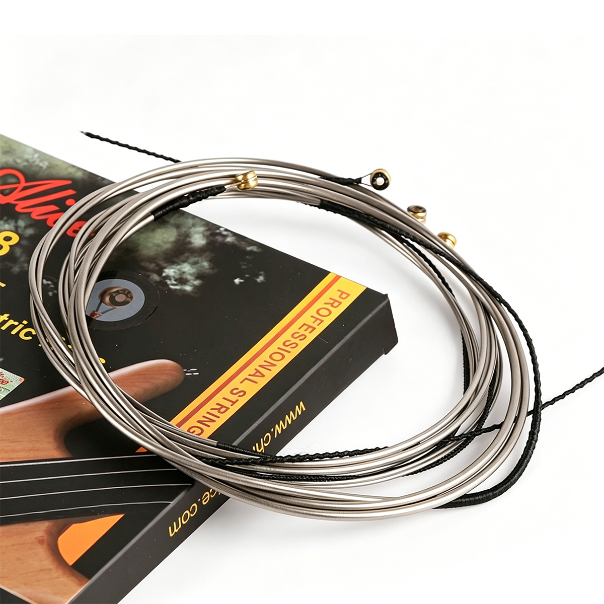 AliExpress Alice A628-M Fretless Bass Strings – 45/65/80/100, Chrome Alloy Winding,Hex Steel Core, Smooth&Warm, for 4-String Electric Bass, view 5