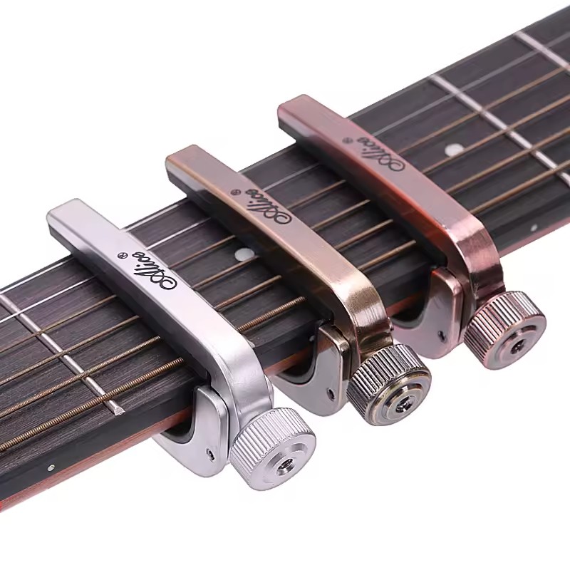 AliExpress Alice Guitar Capo Adjustable Roller Metal Perfect Quick Change Tune for Electric Acoustic Guitar, Bass, Violin, and Ukulele