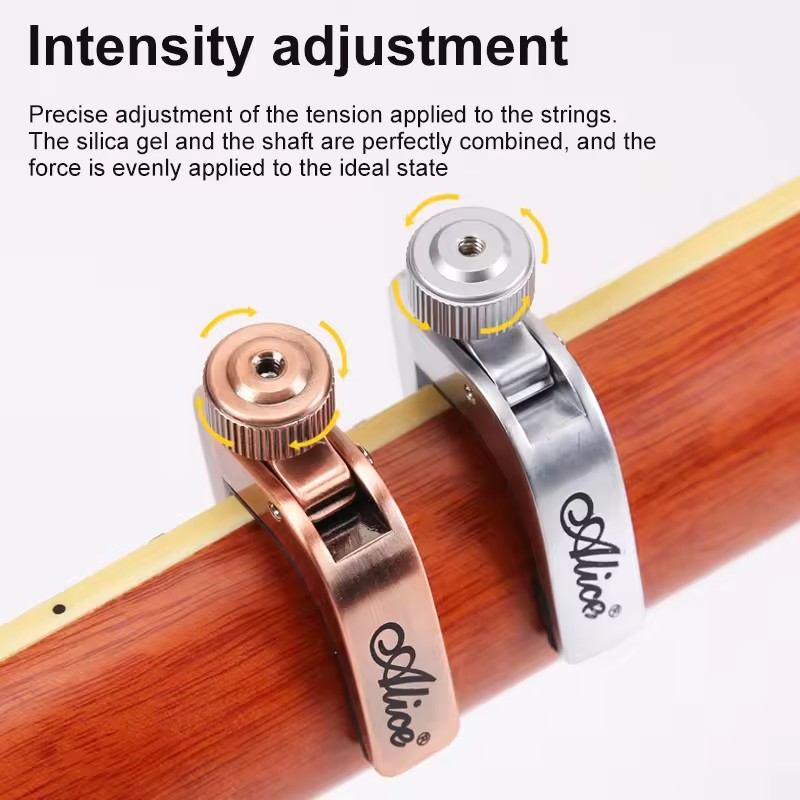 AliExpress Alice Guitar Capo Adjustable Roller Metal Perfect Quick Change Tune for Electric Acoustic Guitar, Bass, Violin, and Ukulele, view 3
