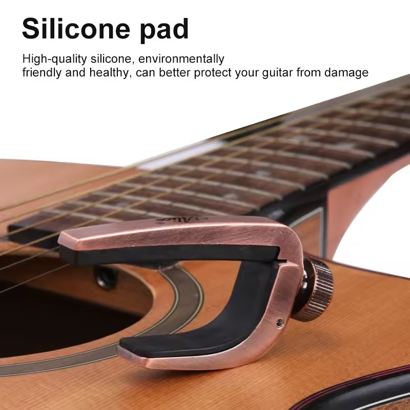 AliExpress Alice Guitar Capo Adjustable Roller Metal Perfect Quick Change Tune for Electric Acoustic Guitar, Bass, Violin, and Ukulele, view 4