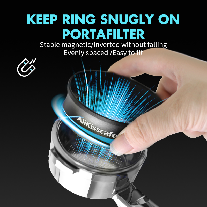 AliExpress AliKisscafe Magnetic Espresso Dosing Ring Funnel, view 2