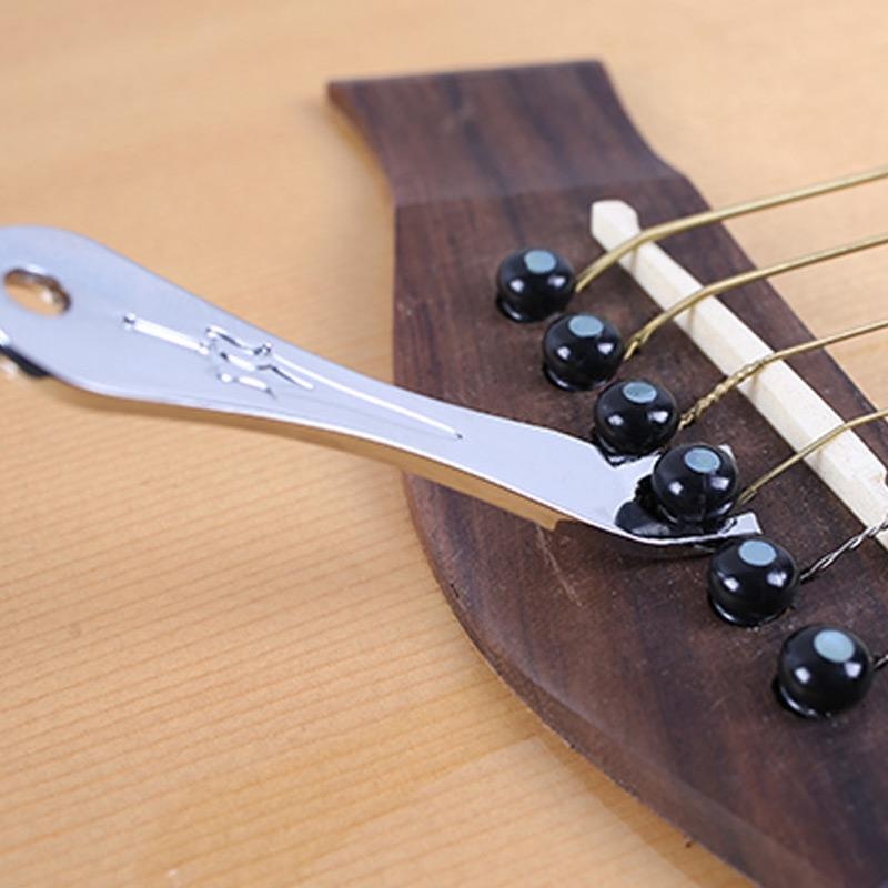 AliExpress Alloy Guitar Bridge Pin Puller - String Peg Remover Tool for Acoustic Guitar Maintenance Accessories, view 2