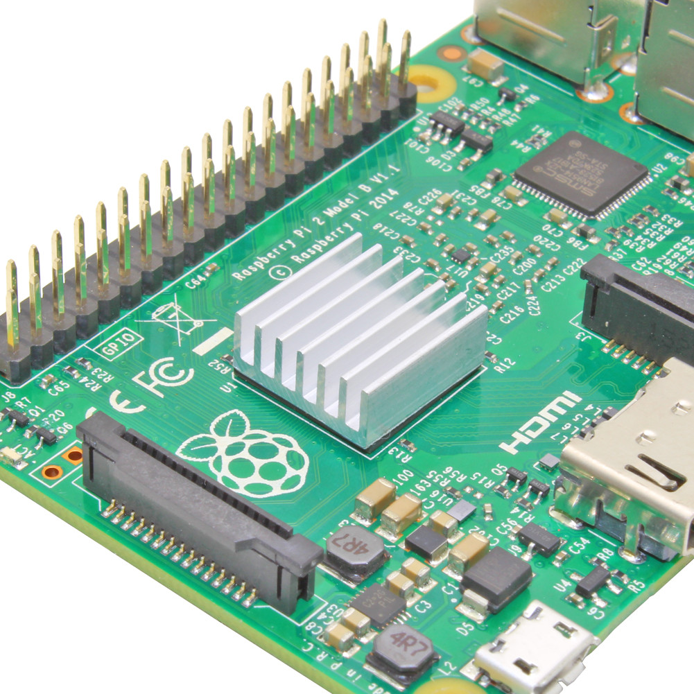 AliExpress Aluminum Heatsink for IC Chips and Raspberry Pi, view 2