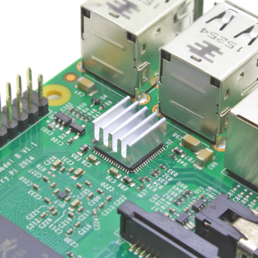 AliExpress Aluminum Heatsink for IC Chips and Raspberry Pi, view 3