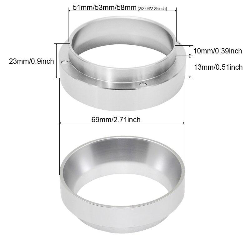 AliExpress Aluminum Espresso Dosing Ring for Portafilters, view 4