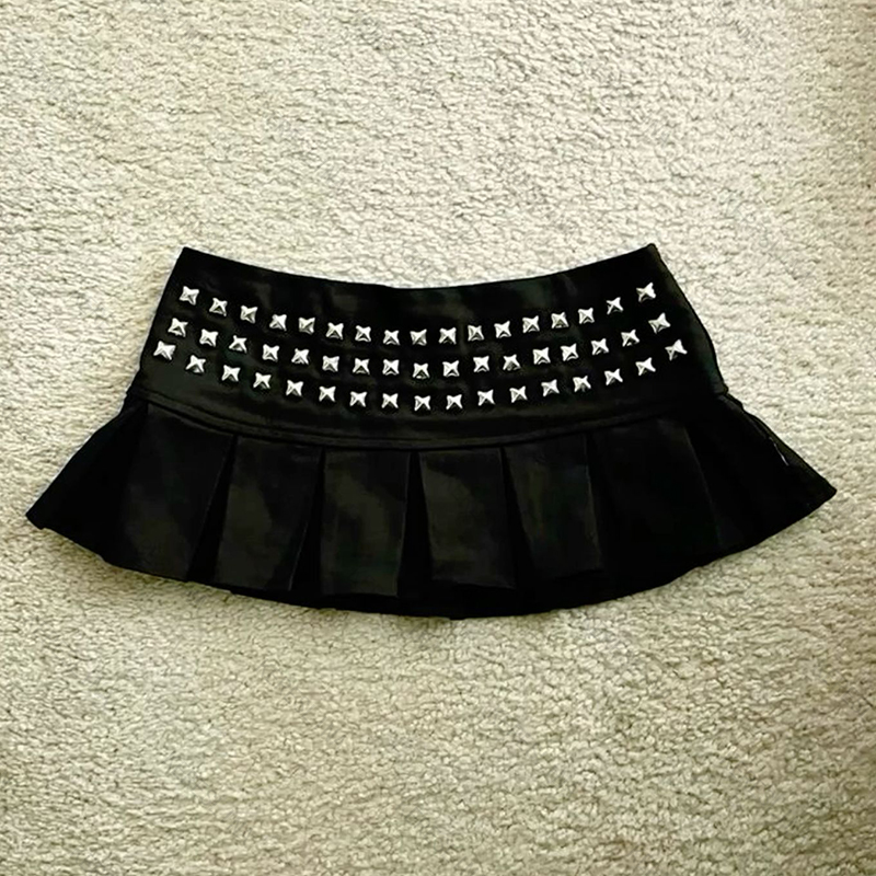 AliExpress American punk gothic retro style Emo Girl slimfit skirt subculture Harajuku sweet and sexy spicy girl style versatile mini skirt, view 4