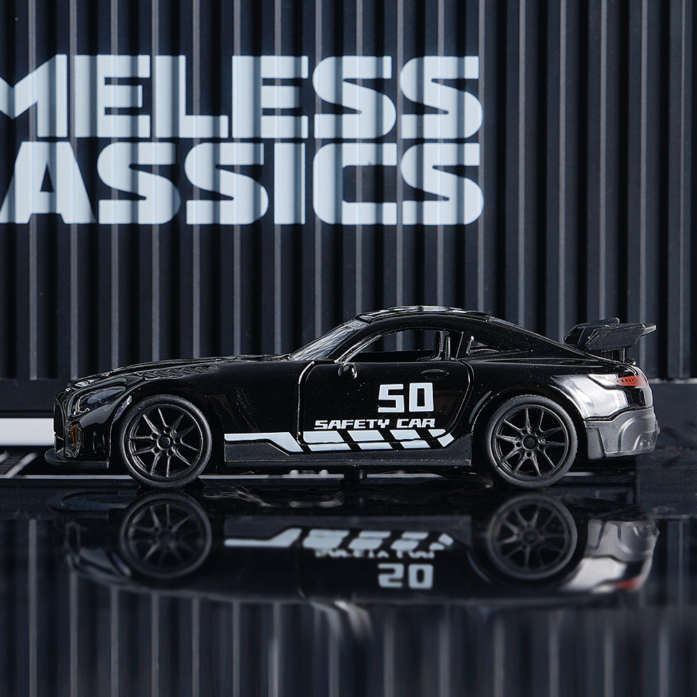 AliExpress AMG Diecast Car Model, Alloy Sports Car Decor, 10.6cm Black Collectible Vehicle, Premium Desktop Ornament for Car Enthusiasts, view 4