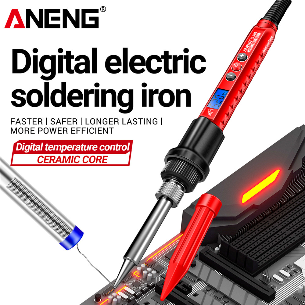 AliExpress ANENG SL106 Adjustable-Temperature Soldering Iron, view 3