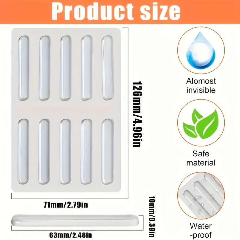 AliExpress Anti-collision Stickers Household Door Handle Silicone Pad Wall Anti-collision Bumper Door Stop Mute Bar Table Corner Protector, view 4