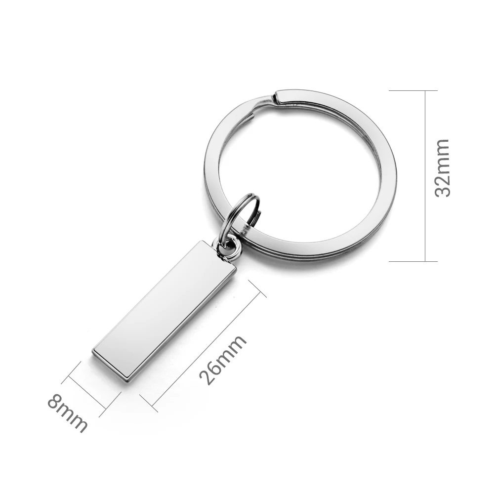 AliExpress Anti-lost Keychain Small Chic Personalized Customized Keyring  for Car Name Phone Number Men Women Gift  Key Chain Holder P021, view 5