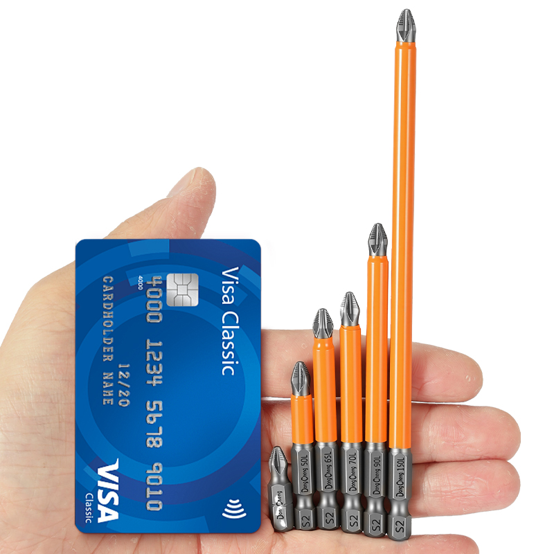 AliExpress Anti Slip Bits Magnetic Screwdriver Bit Set S2 Alloy Steel Impact Resistance Hex Shank Alloy Steel Bits Suitable for Power Tools, view 5