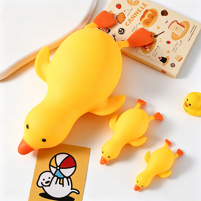 AliExpress Antistress Duck Squishy Fidgets Toys Cute Animals Duck Slow-rebound Squeeze Toy Decompression Stretch Toys for Friends Best Gift, view 3