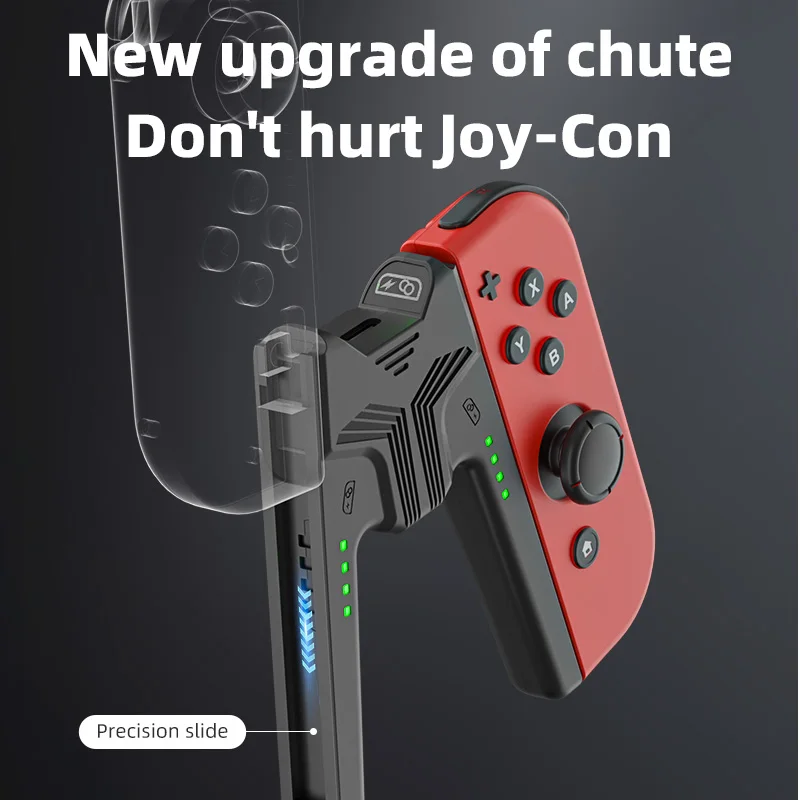 AliExpress Aolion Charging Grip Bracket for Switch 2/1 Joycon Handle Gaming Controller Grip Charging Station for Switch Accessories, view 3