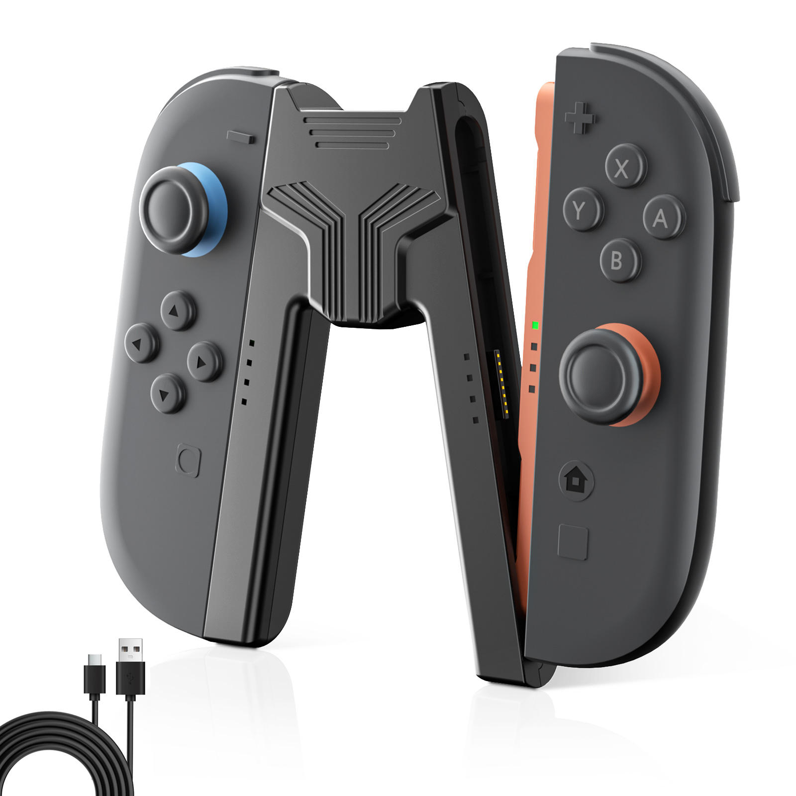 AliExpress Aolion For Switch 2 Portable Charging Grip Bracket For NS2 Joy-con Controller Handle Charging Dock For Switch 2 Game Accessories