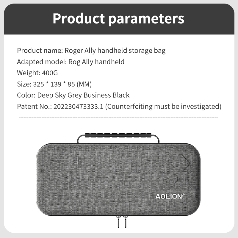 AliExpress Aolion Protective EVA Storage Case For ASUS ROG Ally Protective Travel Carry Bag Portable Handbag For Rog Ally Game Accessories, view 4