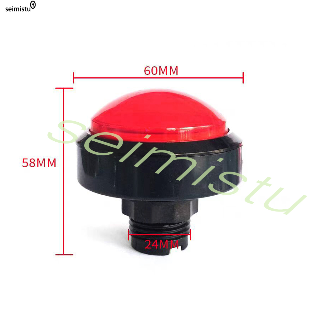 AliExpress Arcade Button LED Light Lamp 60MM Big Round Arcade Video Game Player Push Button LED Illuminated Push Button Switch DC5V/12V Lig, view 5