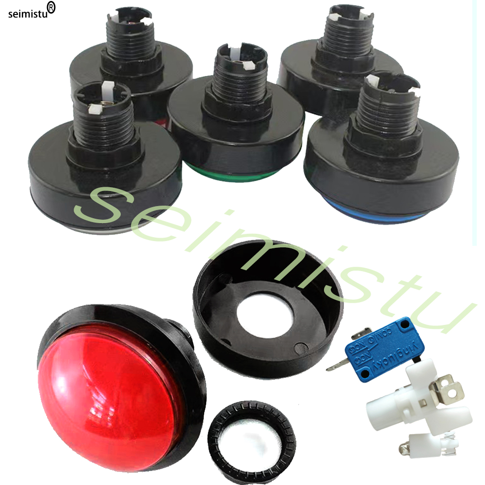 AliExpress Arcade Button LED Light Lamp 60MM Big Round Arcade Video Game Player Push Button LED Illuminated Push Button Switch DC5V/12V Lig, view 6