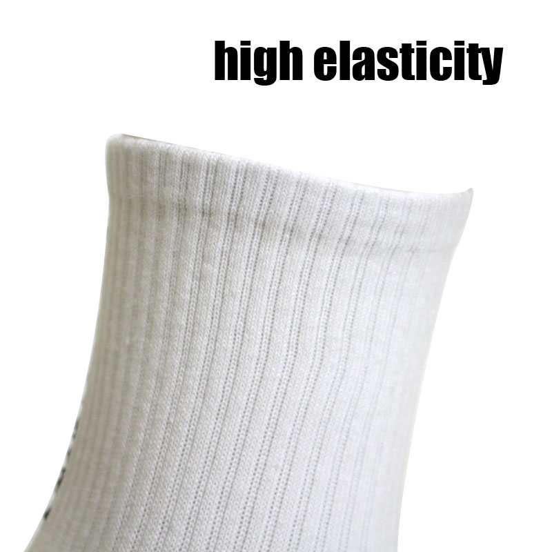 AliExpress ARMKIN 5 Pairs Men Socks White/Black Color High Quality Women Sport Socks Cotton Outdoor Sock Mid-calf Running Socks Size 37-44, view 3