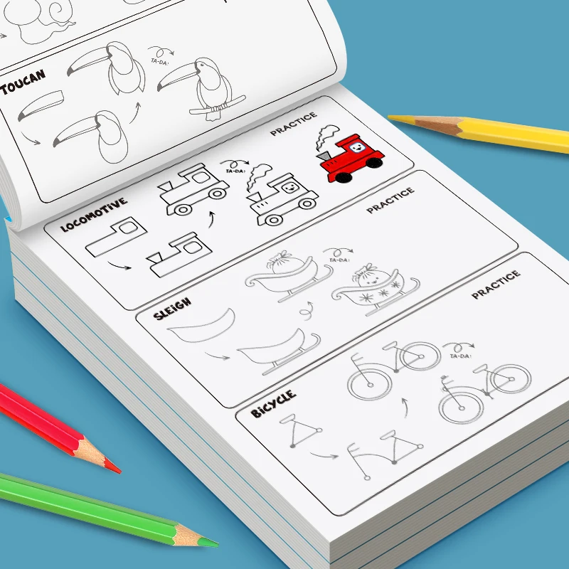 AliExpress Art Learning Book for Kids - How to Draw Everything with Simple Steps, Boost Creativity & Drawing Skills, view 3