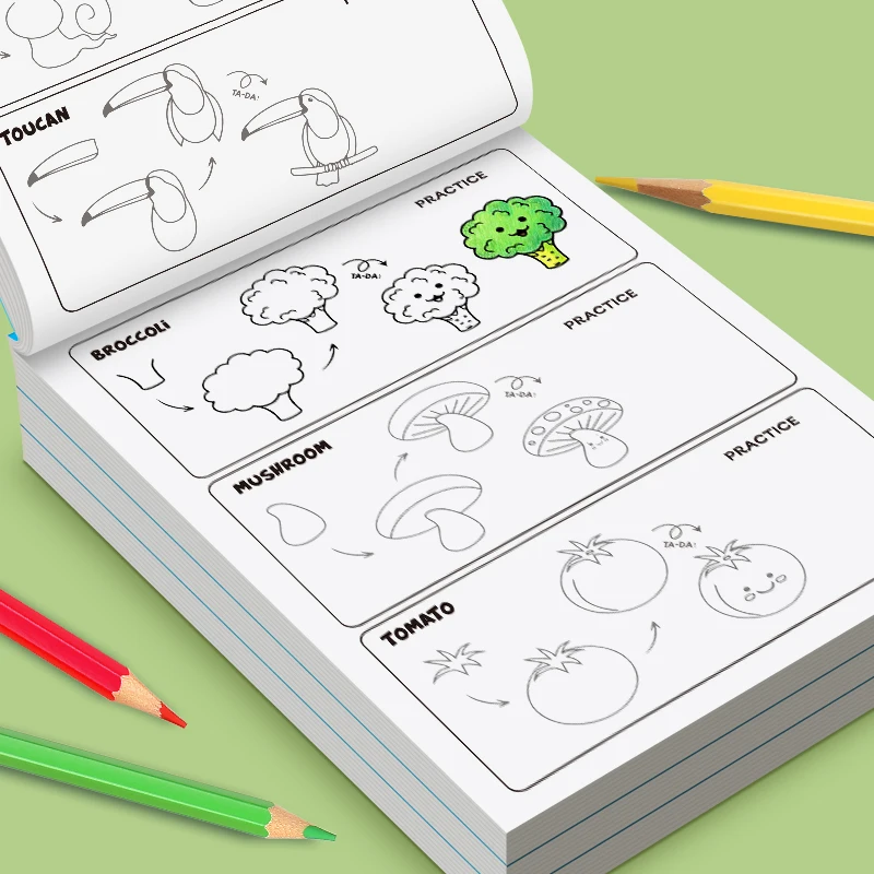 AliExpress Art Learning Book for Kids - How to Draw Everything with Simple Steps, Boost Creativity & Drawing Skills, view 4