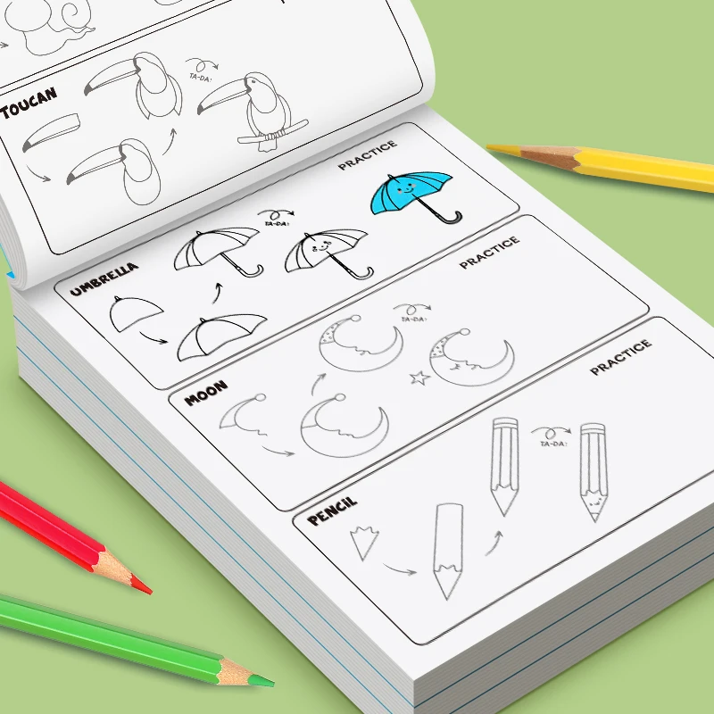 AliExpress Art Learning Book for Kids - How to Draw Everything with Simple Steps, Boost Creativity & Drawing Skills, view 5