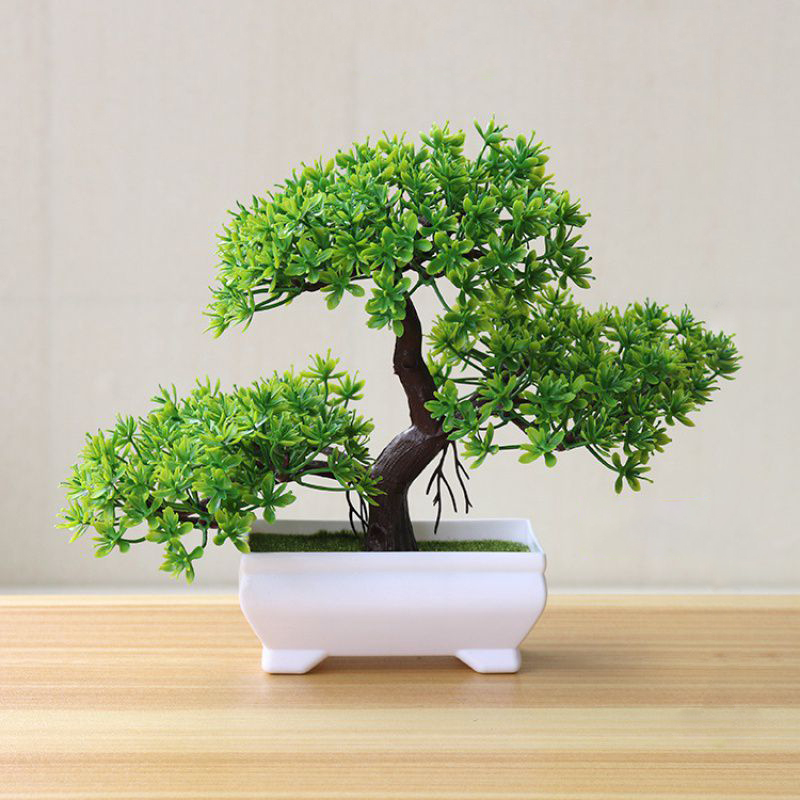 AliExpress Artificial Tree Bonsai Simulation Plants Pot Plants for Garden Table Home Room Bedroom Decoration Outdoor Fake Plant Ornaments
