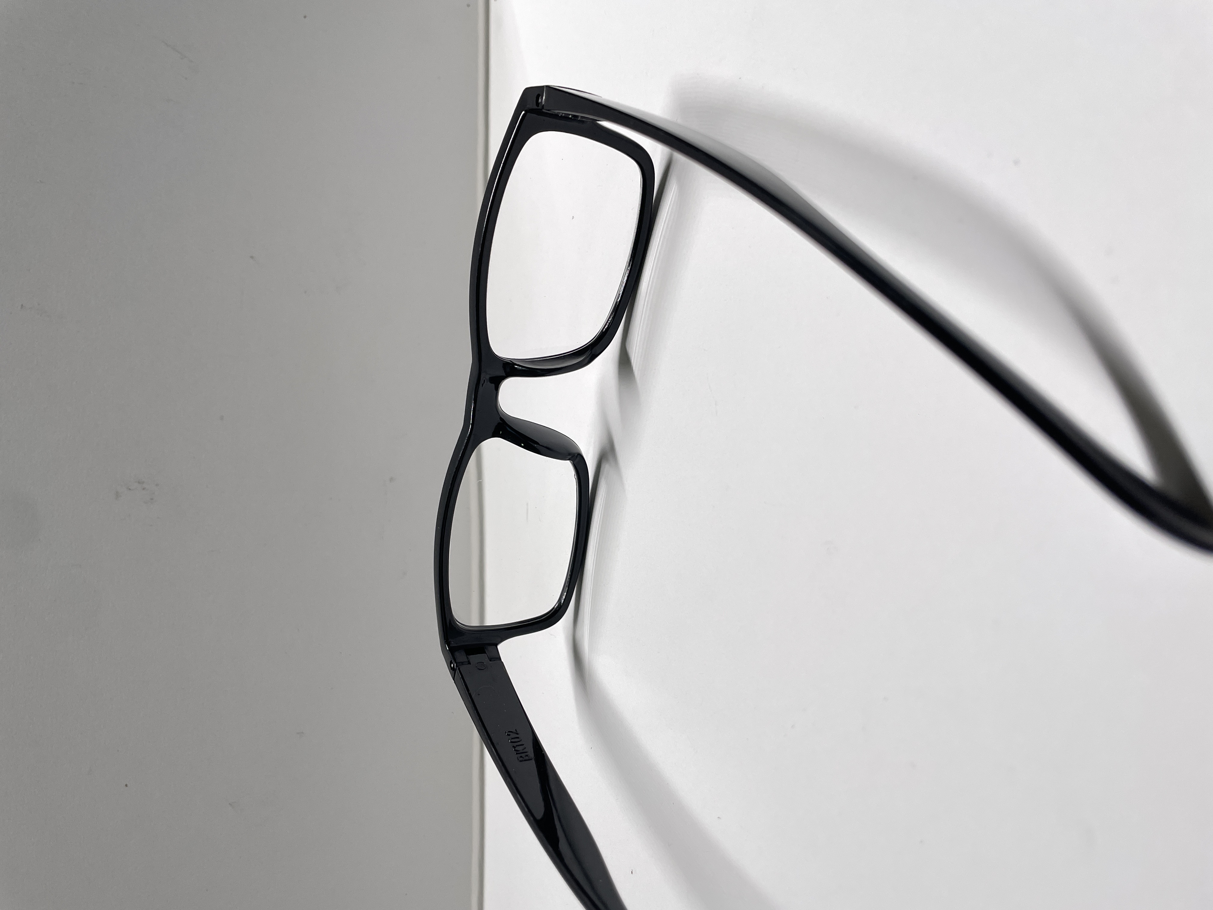 AliExpress Auto Focus Reading Glasses Black Frame Clear Lens Rectangular PC Material Unisex Men Women for Indoor Home Use, view 3