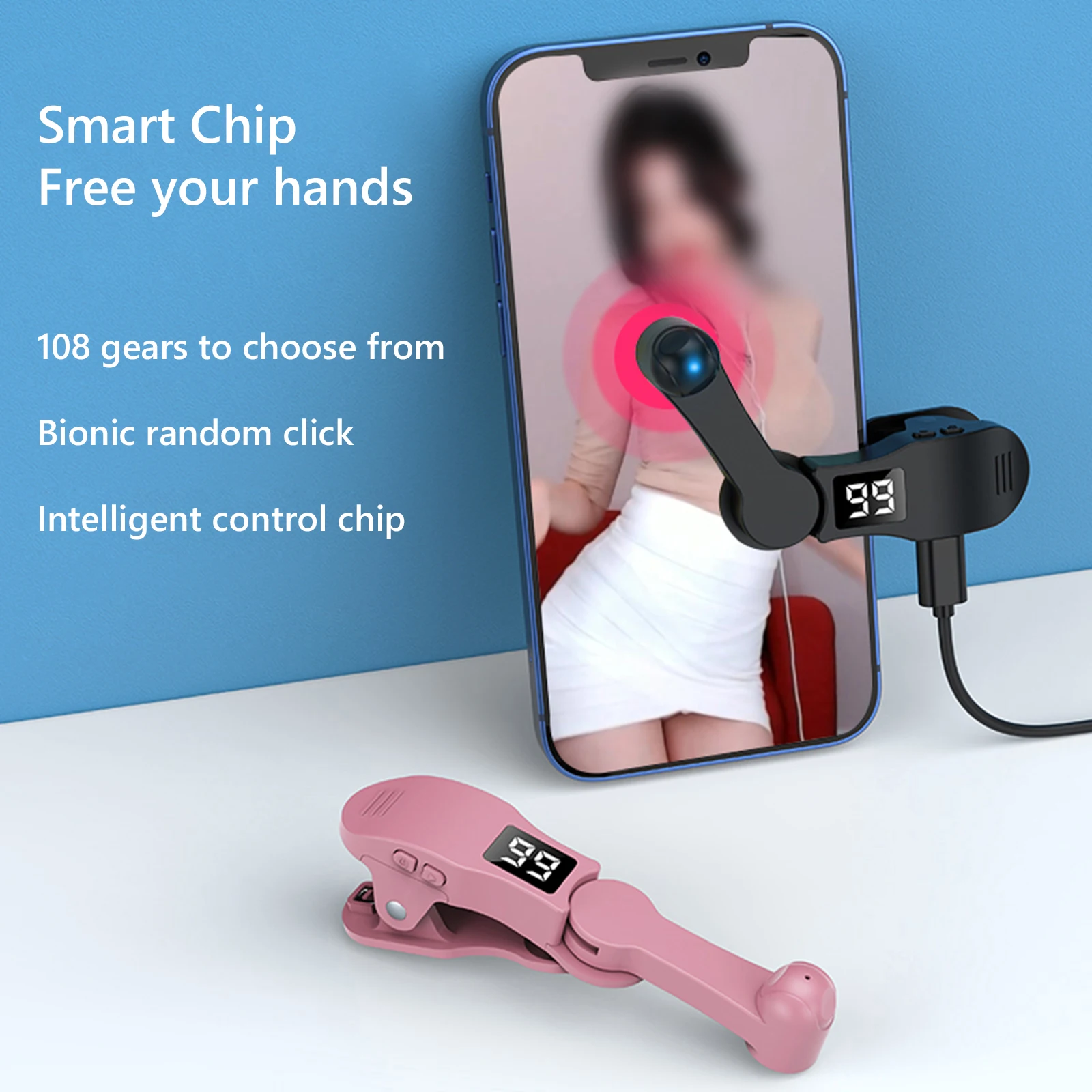 AliExpress USB Auto Screen Tapper Clicker for Phones, view 4