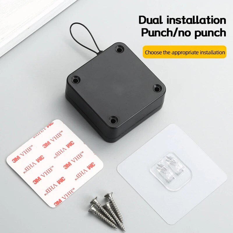 AliExpress Automatic Drawstring Door Closer, No Drilling, view 4