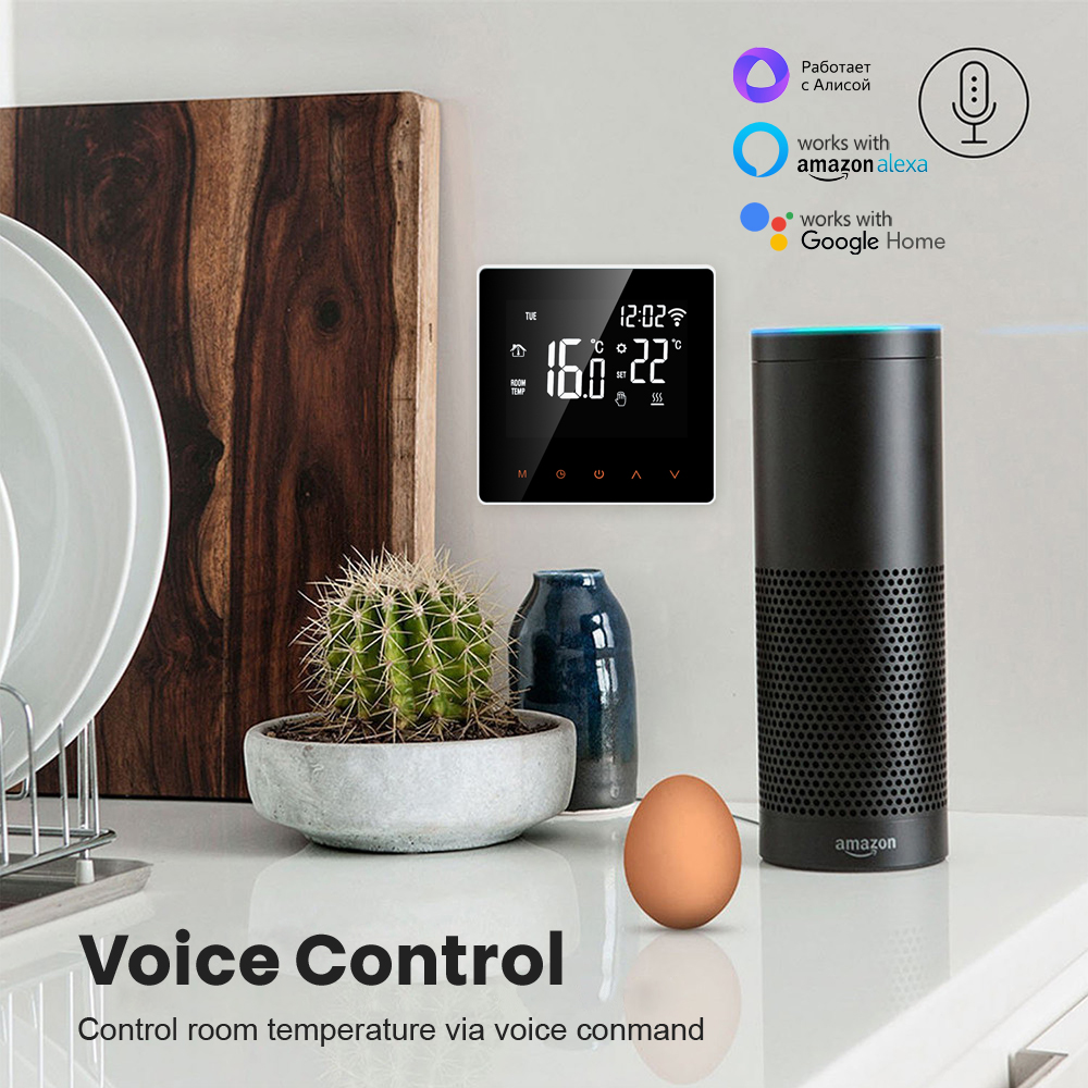 AliExpress AVATTO WiFi Smart Thermostat,16A Electric Floor Heating 3A Water/Gas Boiler Temperature Remote Controller For Tuya Google Home, view 2