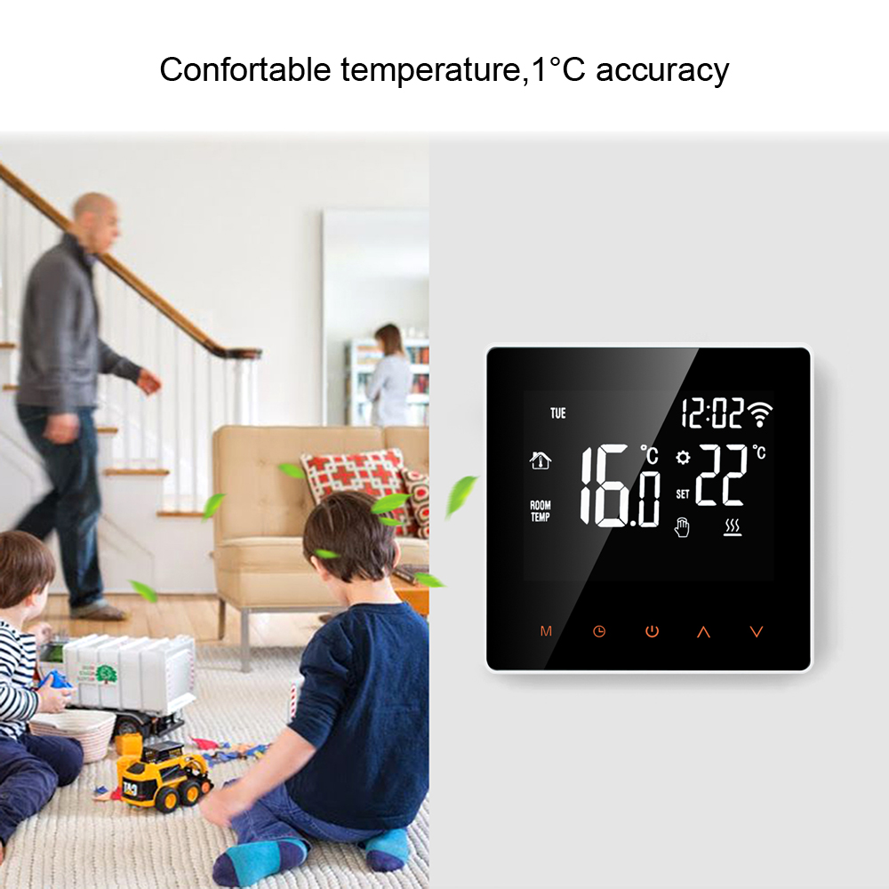 AliExpress AVATTO WiFi Smart Thermostat,16A Electric Floor Heating 3A Water/Gas Boiler Temperature Remote Controller For Tuya Google Home, view 4