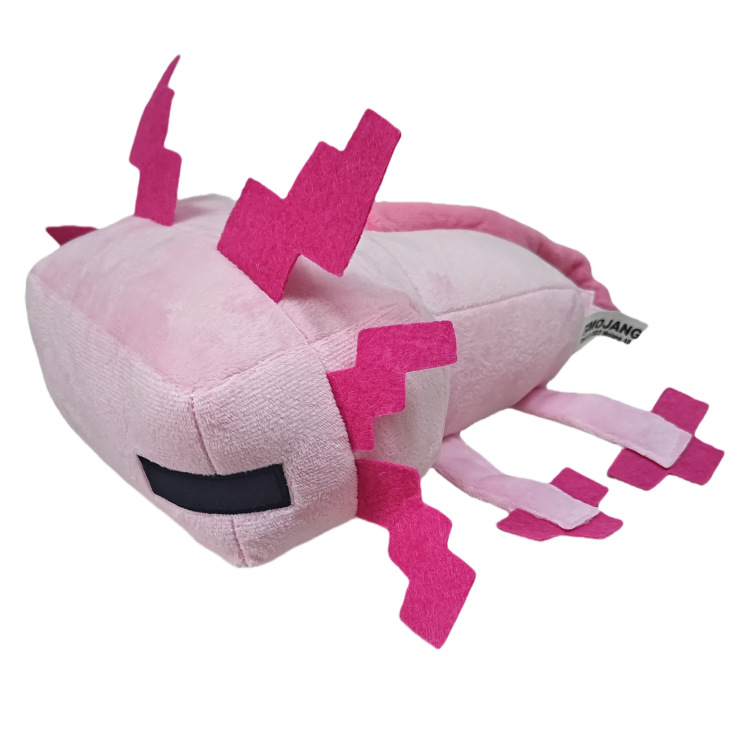 AliExpress Axolotl Plush Toys Creeper Spider Enderman Wolf Bat Zombie Dragon Cartoon Plush Doll Stuffed Toys Gift for Children Kids, view 2
